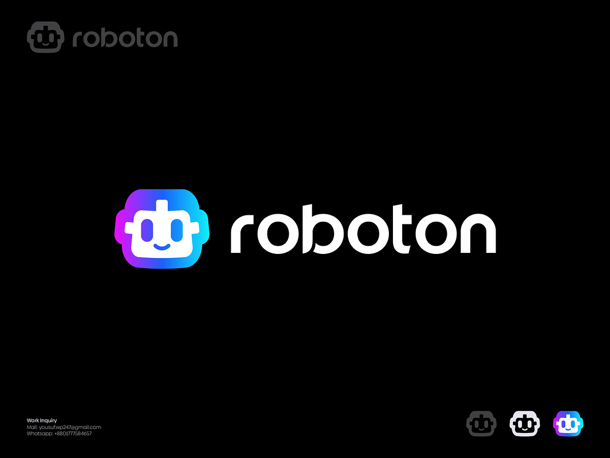 Tech innovation research web3 drone automation logo design by