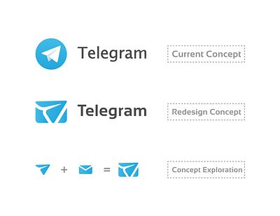 Telegram | Logo Redesign Concept abstract logo app icon app logo best logo branding chat logo communication custom logo logo design logo redesign logos message minimal negative space rebranding social app telegram telegram logo redesign telegram redesign