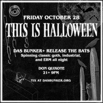 This is Halloween Event Flyer dark event goth graphic design halloween music