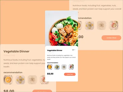 UI Desain Mobile Food Application @buildwithangga graphic design ui