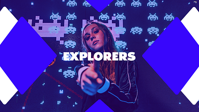 Explorers - eSports Team branding design esports graphic design illustration typography vector