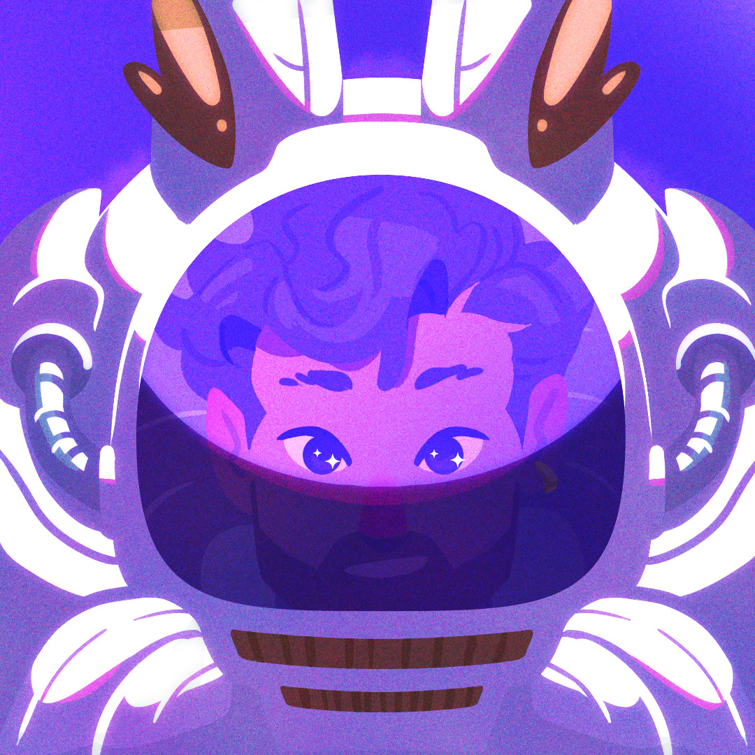 Self Portrait illustration illustrator portfolio portrait selfportrait spaceman