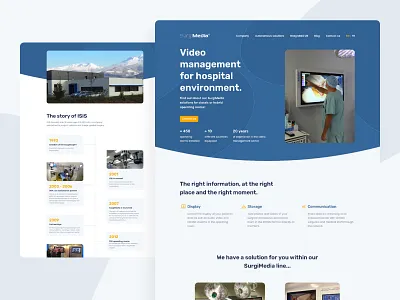 SurgiMedia [website redesign] branding design graphic design illustration ui ux vector website