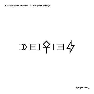 Deities | Daily Logo Challenge branding daily logo challenge deities design fashion graphic design logo wordmark