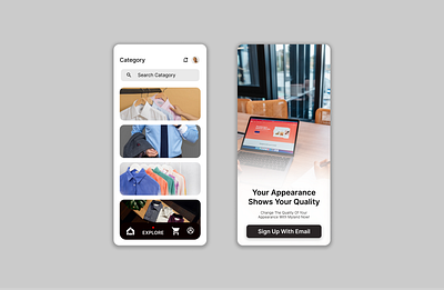 E-Commerce App design app design graphic design ui ux