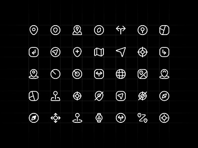 navigation iconography icon icon pack icon set iconography icons iconset vector