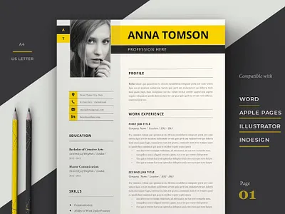 Resume Template / Cv clean clean resume cover letter creative resume curriculum vitae cv cv template free cv free cv template free resume free resume template minimal resume modern cv modern resume professional resume resume resume clean resume cv resume design resume template