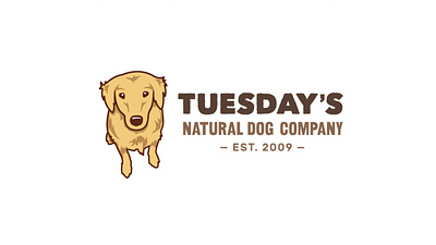 TNDC Dog Logo Animation animation branding dog dog bone dog logo dogs illustration motion graphics pet logo puppy tail wag vector