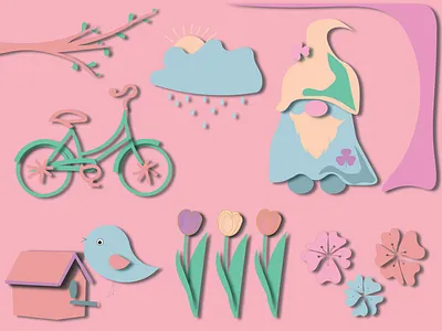 Spring illustration @ Joebbit. design graphic design illustration vector