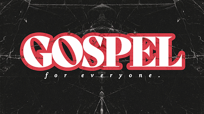 Gospel - For Everyone branding design graphic design logo typography