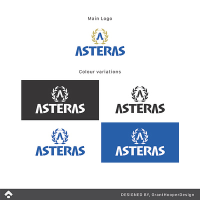 Asteras Logo Design branding design graphic design logo typography vector