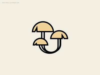 Mushroom Logo bistro bistro logo eat food fungi fungi logo fungus hungry logo mushroom mushroom logo negative space restaurant restaurant logo u u logo vegan vegetables vegetarian veggie