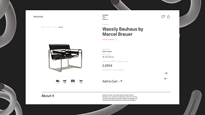 Product Cart Web - Design Furniture shop UX UI branding design design furniture graphic design interface interfacedeign shopping cart typography ui uxui uxui design web webdesign webdesigner website websitedesign