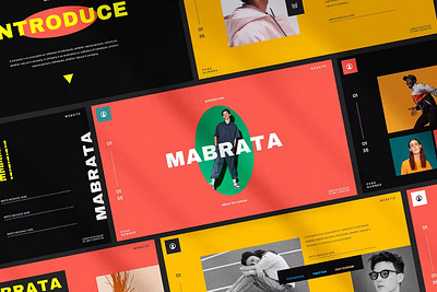 Mabrata - Urban Presentation Template clean colorful company corporate google slides keynote modern multipurpose multipurpose template photography pitch deck portfolio powerpoint presentation template studio template unique web design web development website