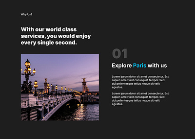 Tour Places ui webdesign