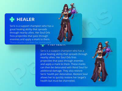 Paladins Champion Card 3d card cards champion champion card character graphic design legend card paladins ui video game