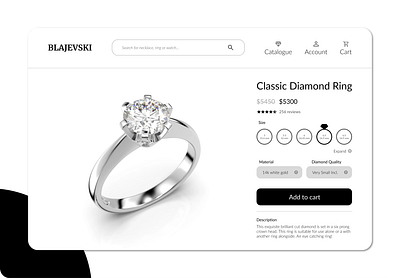 E-Commerce Jewellery Shop branding dailyui design ecommerce shop graphic design illustration jewelry shop logo minimal ui ux