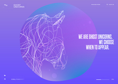 Ghost Unicorns design graphic design illustration ui ux