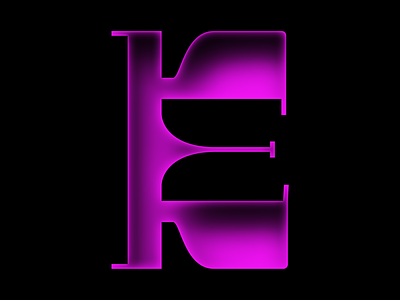 Letter E 36 days of type e logo e symbol letter e pink e pink logo