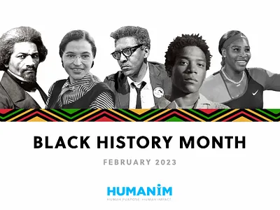 Humanim Celebrates Black History Month black history month graphic design holiday social media