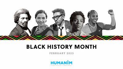 Humanim Celebrates Black History Month black history month graphic design holiday social media