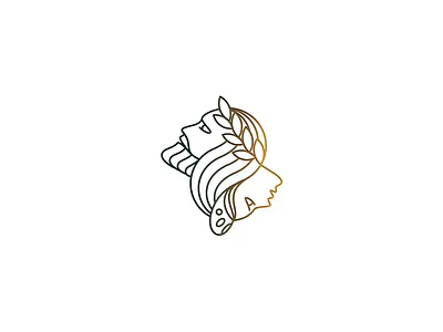 Zeus Hera Logo FOR SALE branding design for sale graphic design hera illustration logo natural vector zeus