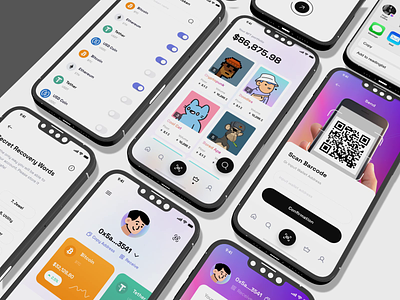 Crypee - Crypto Wallet Apps Animation animation app bitcoin branding clean crypto finance graphic design management minimalist mobile mobile apps motion graphics product responsive ui ui kit uiux wallet website