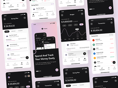 Paypay - Floating Collage Version budget digital bank expense fintech income mobile mobile app money app pay payying app pocket transaction ui ui element
