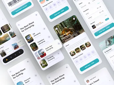 Travel Agent - Mobile App application booking app branding design design app hotel mobile app nature ticket travel travel app trip ui ui design uiux vacation