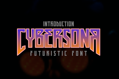 Cybersonr - futuristic font branding cyberpunk design designer digital asset font asset font preview futuristic font graphic design illustration logo preview design typography ui