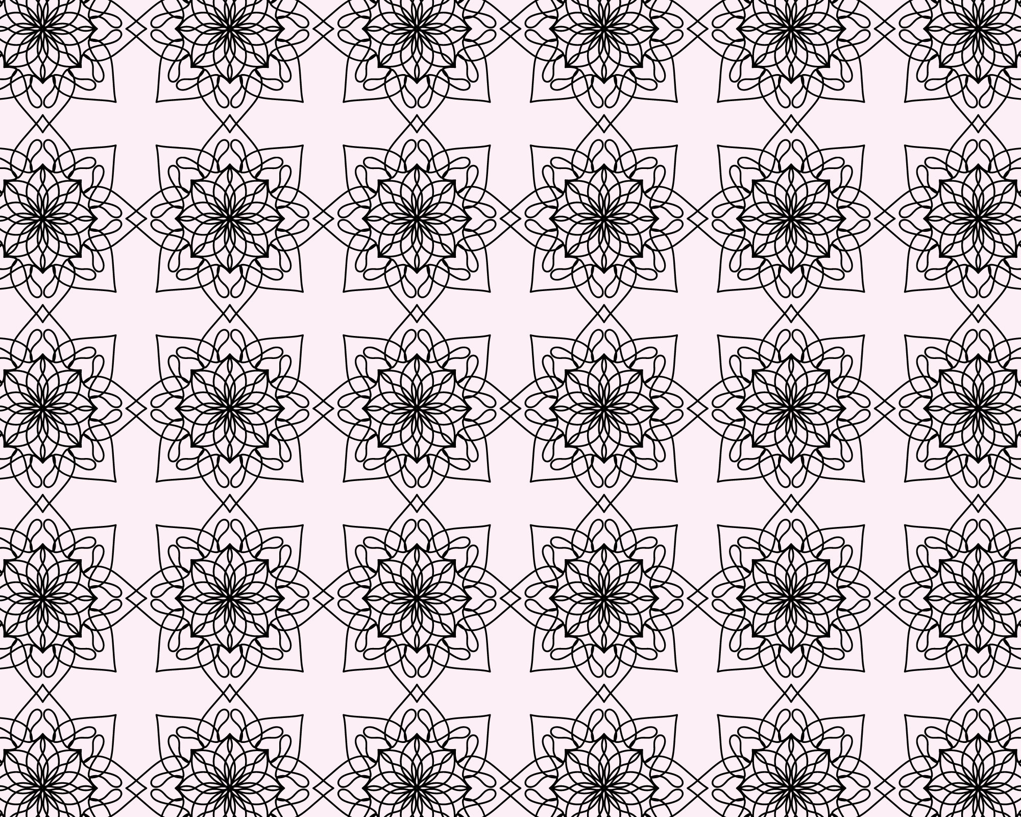 Example of Geometric Coloring Pattern