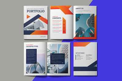 Architecture Portfolio Layout Brochure Design design portfolios