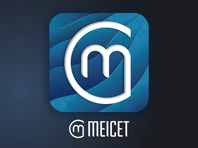 Meicet Hair icon app apparatus brand enterprise hair icon illustrator logo medical beauty publicity race the medical ui