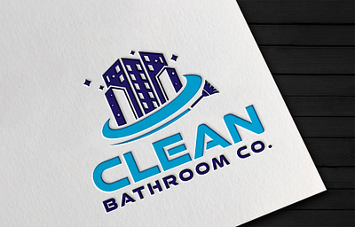 Clean Bathroom Co. brand identity branding design illustration illustrator logo logo design logodesign ui