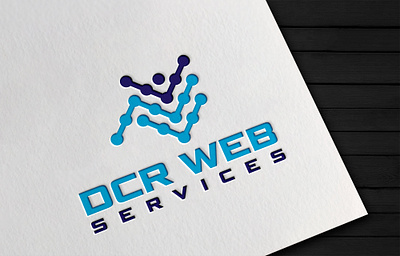 DCR Web Services 1 brand identity branding design illustration illustrator logo logo design logodesign ui vector