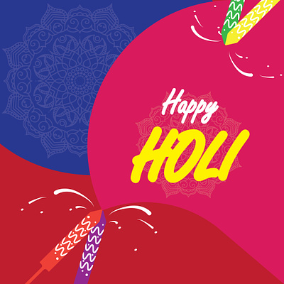 Happy Holi Festival Of Colors celebrations color festival colors design festival of colors graphic art graphic design graphics happy happy holi holi illustration photoshop photoshop art photoshop graphics water colors