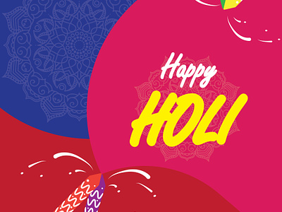 Happy Holi Festival Of Colors celebrations color festival colors design festival of colors graphic art graphic design graphics happy happy holi holi illustration photoshop photoshop art photoshop graphics water colors