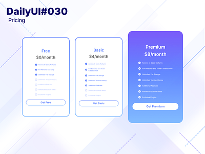 Daily UI Challenge #030|| Pricing branding dailyui design graphic design iillustration illustration logo ui vector web design