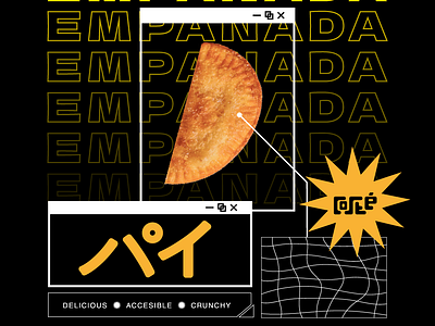 Empanada: Tastiness levels above average design graphic design illustration typography vector