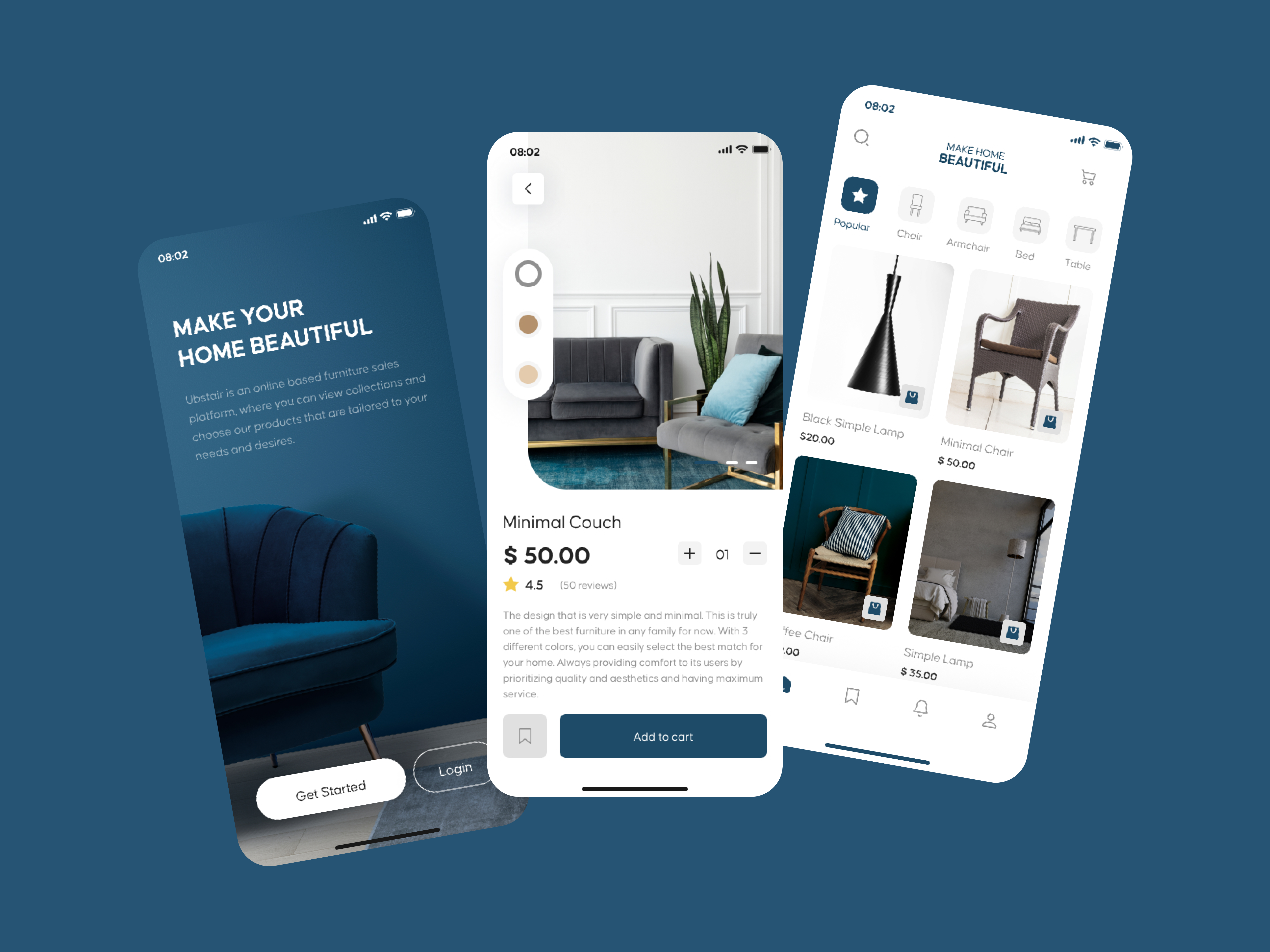 Example of Android & Ios Mobile App UI/UX Design 