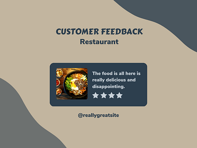 Feedbacks graphic design