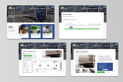 Public Transportation Company Commercial Space Website design landing page transportation ui vector web web design