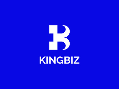 Kingbiz monogram tech logo design. K and B letter logo b letter b logo fashion logo k letter k logo k tech tech logo technology
