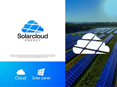 Solarcloud Energy | Renewable Energy Company Logo Design battery branding cloud logo creative eco energy solar power gradient logo modern logo power power logo renewable energy solar company solar energy solar panel solar system solarpanel sunray sustainable unused logo