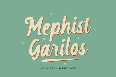 Mephist Garilos Font branding calligraphy design fonts handlettering illustration logo typeface typography ui