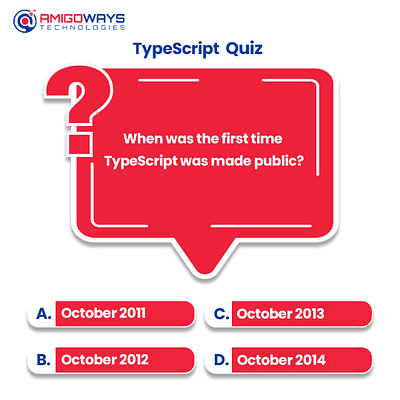 When was the first time TypeScript was made public? amigoways amigowaysappdevelopers amigowaysteam
