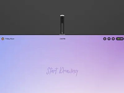 Interactive White Board 3d ui