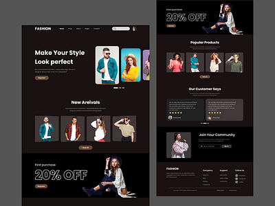 Fashion website design app design branding design e commerce fashion fashion landing page fashion website figma design ios landing page mobile app ui ui design uiux uiux design ux ux design web design website design werifram