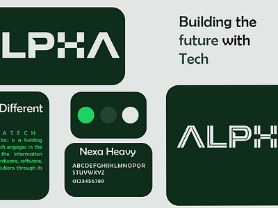 Alpha Tech / Tech logo alpha tech logo brand name business logo company logo tech logo