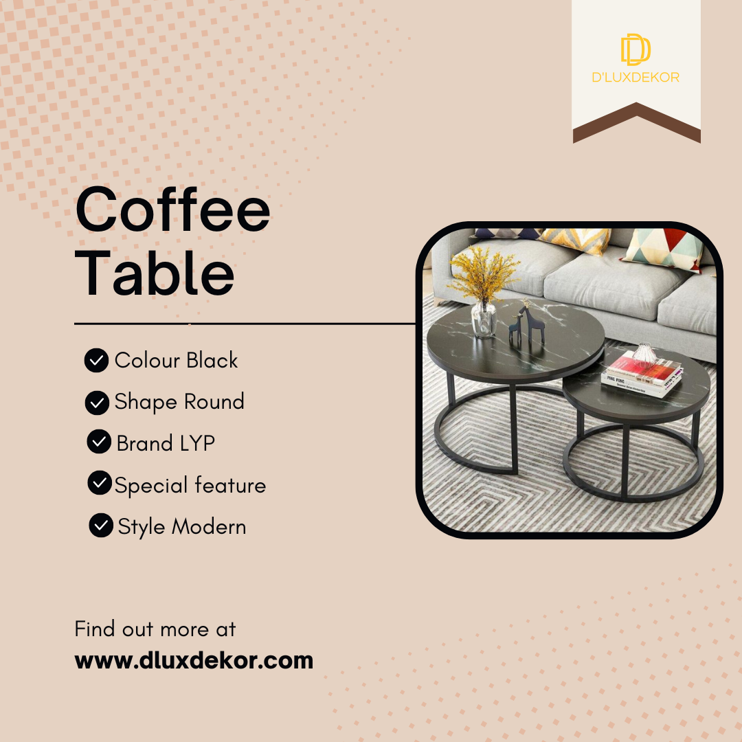 Buy Coffee & Round Table Online Upto 25 Off Dluxdekor by Dluxdekor on